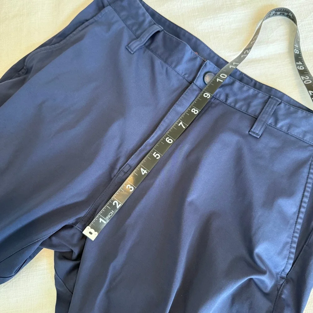 Rhone Commuter Pants Mens 33 Navy Blue Slim Straight Performance Trousers